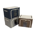 جعبه‌های ذخیره‌سازی مکعب پارچه‌ای 100 لیتری فوق‌العاده سبک، سطل‌های نگهداری پارچه ضد گرد و غبار با درب