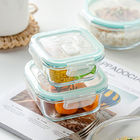جعبه ناهار شیشه ای با بوروسیلیکات بالا برای نگهداری مواد غذایی سازگار با محیط زیست