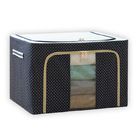 سطل های ذخیره سازی کتانی کاربردی بادوام، ظروف ذخیره سازی خانگی ODM Fabric Cube