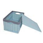 سطل های ذخیره سازی انباشته تاشو پلاستیکی ضخیم شده ضد گرد و غبار قابل استفاده مجدد