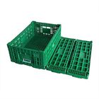 جعبه های پلاستیکی میوه ای تاشو سبز قابل حمل برای خرید خانه