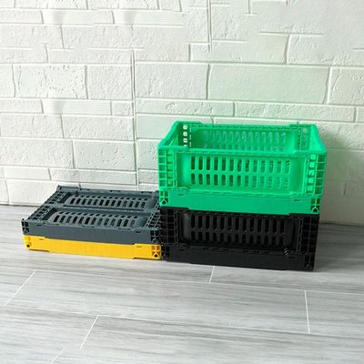 کیفیت جعبه تاشو پلاستیکی قابل انباشته شدن 5 لیتری برای میوه های چند منظوره کارخانه