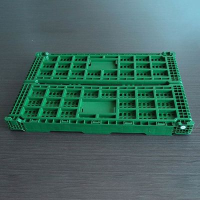 کیفیت جعبه های پلاستیکی تاشو با دسته های سوراخ دار با ظرفیت 40 لیتر کارخانه